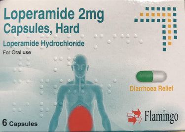 Flamingo Diarrhoea Relief Loperamide 2mg Capsules – 10 Packs | 60 Capsules